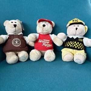 Starbucks Barista Bears (3)